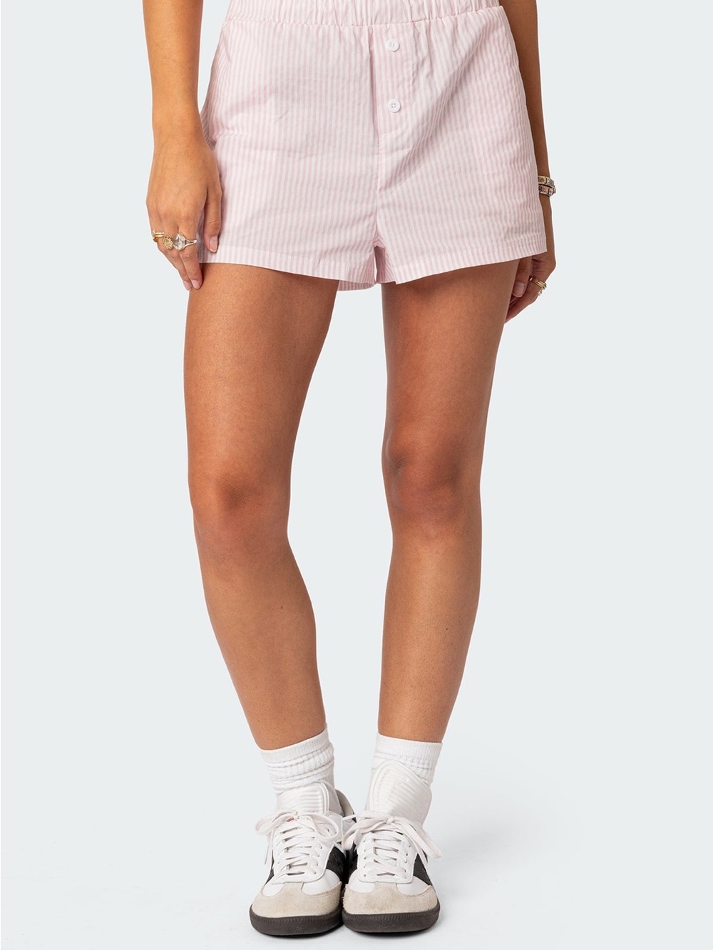 Edikted NWT Pinstripe Boxer Shorts